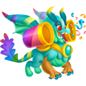 Confetti Dragon